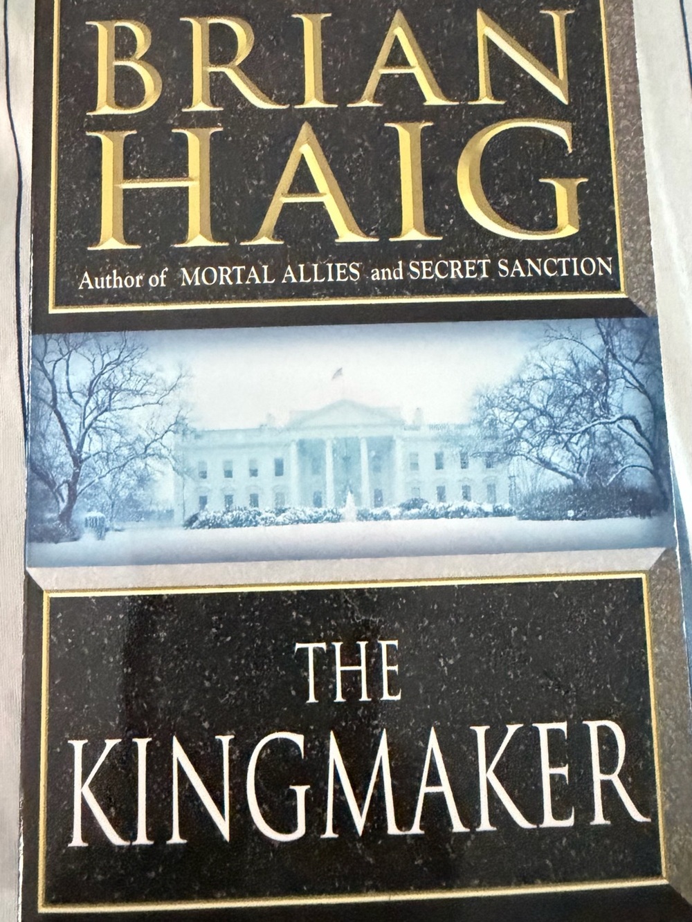 Brian Haig The Kingmaker Coffee Table Book - Black and Gold